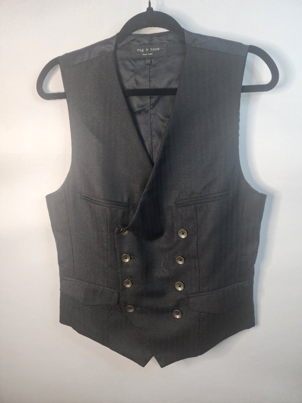 Rag & Bone Men’s Designer Vest – Size 38R (Small)
